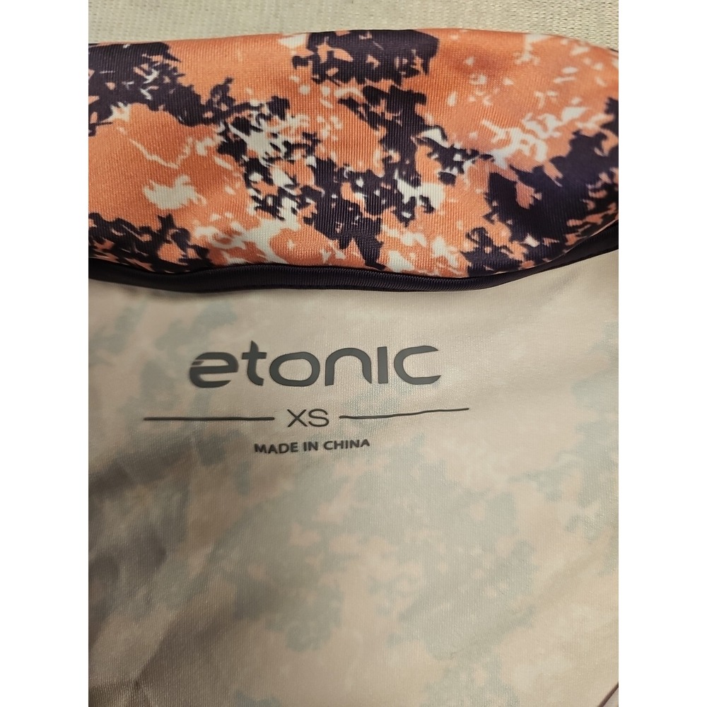 New Etonic Golf Floral Print Polo XS Womens - Picture 4 of 6